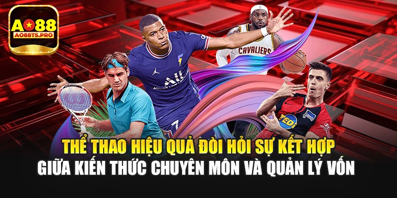 Thể thao đòi hỏi kết hợp giữa kiến thức và quản lý vốn 